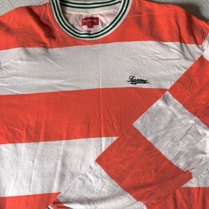 Supreme Striped Long Sleeve XL